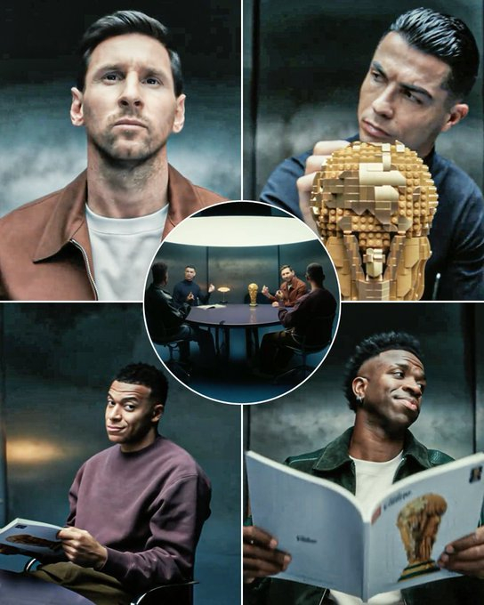 乐高积木重现足球巨星齐聚瞬间